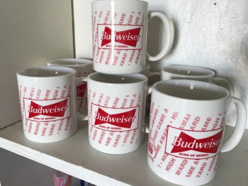 Budweiser Bowling 7 Coffee Cup Tea Mug Greater Tulsa OK Bowling Proprietors