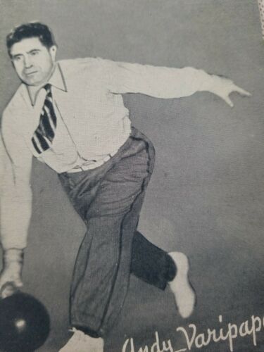 Andy Varipapa All-Star Tournament Bowling 1946 And 1947 USA Postcard Exhibit P1C