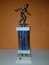 1996 Womans  bowling league Italian white marble trophy FREE SHIPPING CAN USA