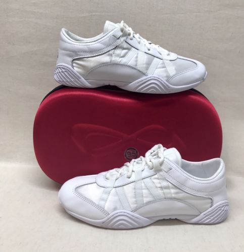 Nfinity Evolution Cheer Shoes Size 9.5 White With Carry Case New