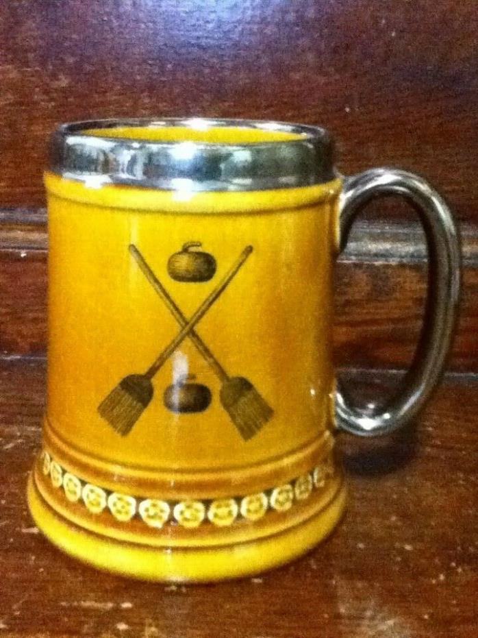 vtg elijah cotton ltd lord nelson ware tankard curling