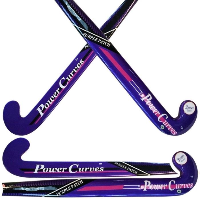 Indoor Field Hockey Stick Composite Purple Patch 20% Carbon 80% Fiber Glass