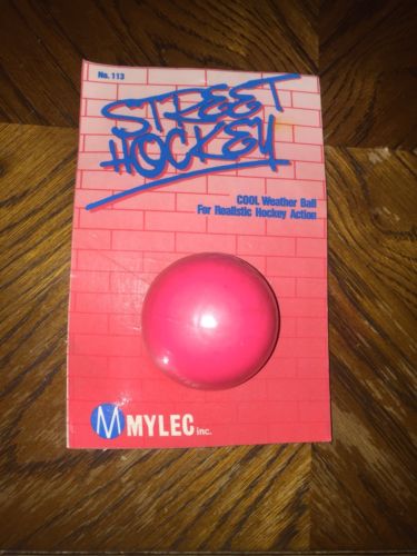 Mylec Cool Weather Street Hockey Ball Puck Vintage NOS Rare