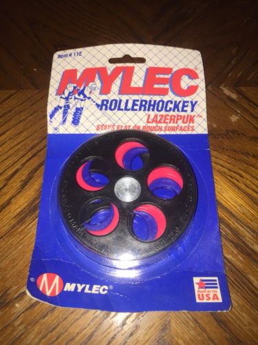 Mylec Lazerpuk Street Hockey Puck Vintage NOS Rare