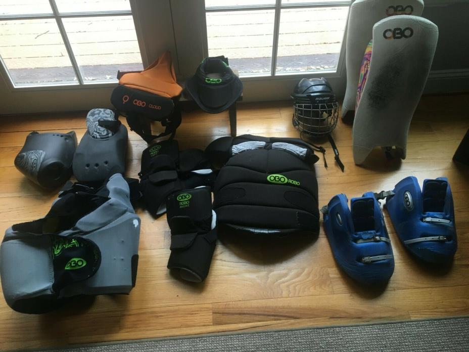 Field hockey OBO goalie gear and bag