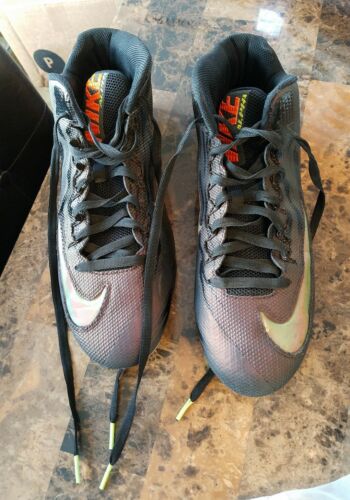 Mens Nike Alpha Skin Football Lacrosse Cleats Copper Orange Athletic Shoes Sz 13