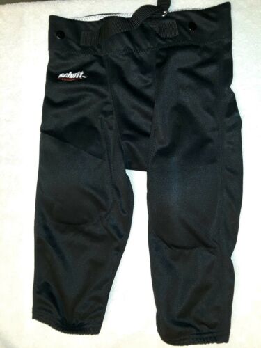 2 Schutt Integrated Football Black 2 Padded Practice Pants black/white Youth M
