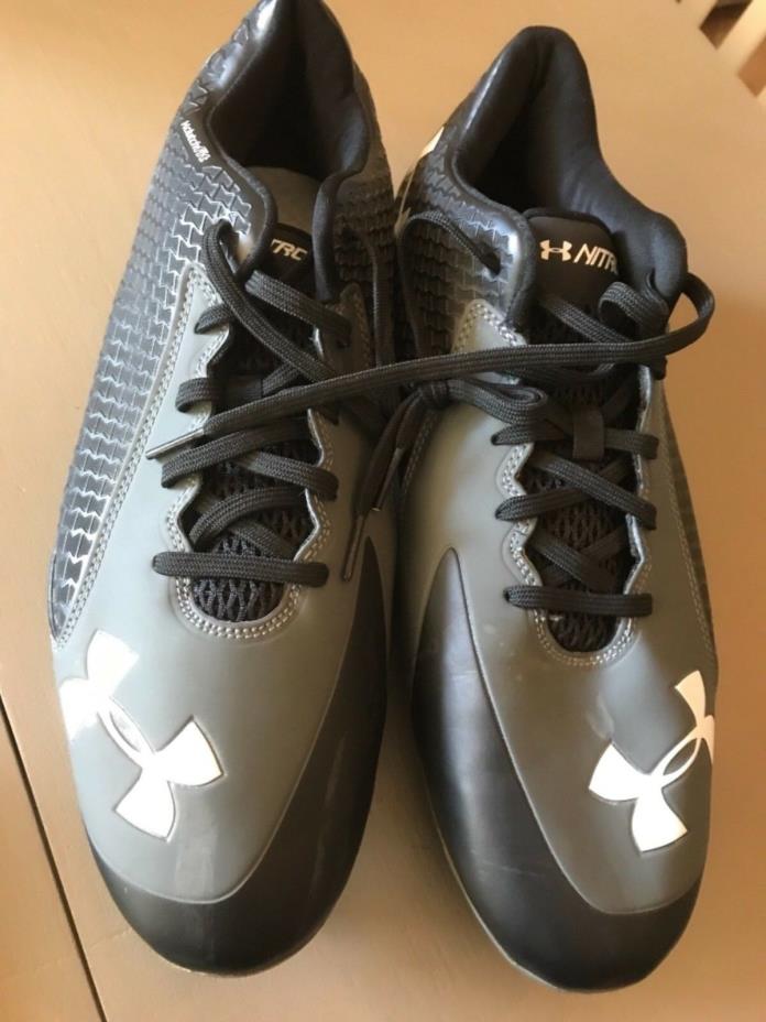 New Under Armour UA Clutch Fit Nitro Football Cleats Size 12