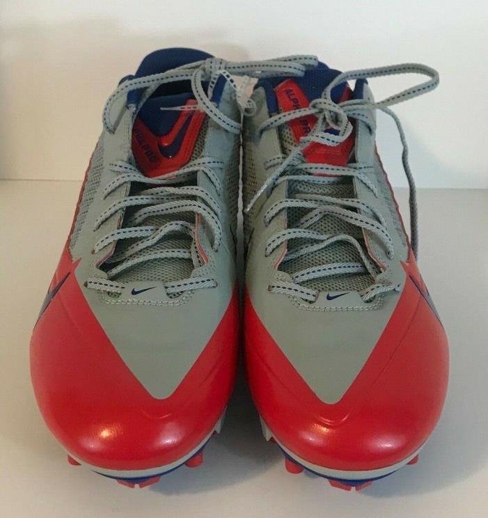 NIKE Mens Football Cleats Size 16 ALPHA PRO 618055-021 Shoes Football Cleats