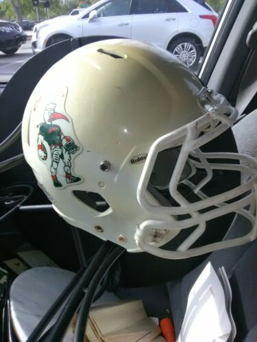 Estate find Riddell football helmet Miami hurricanes canes