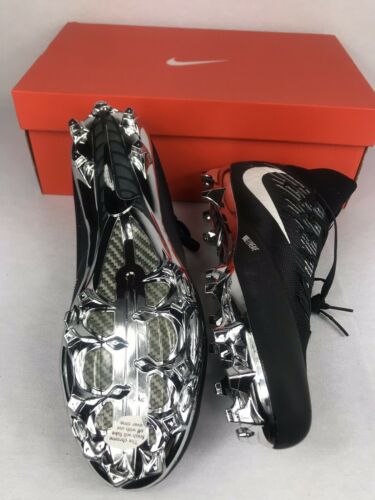 Nike Vapor Untouchable 2 TB Football Cleats Black Silver 835831-010 Size12.5