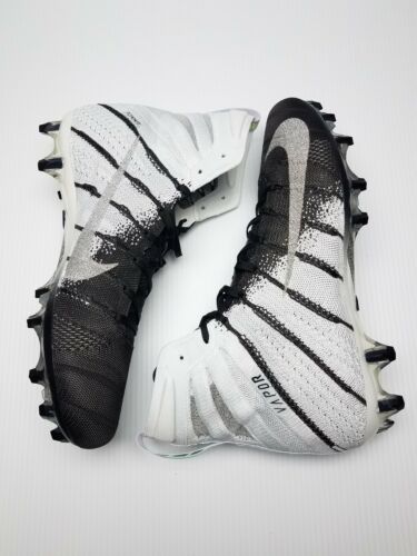 Nike Vapor Untouchable 3 Elite Size 11.5 Football Cleats Black White AH7408-102