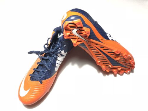 NIKE VAPOR Speed Mens Size 13 Football Cleats Blue Orange
