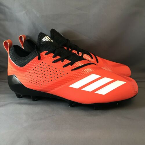 Adidas AdiZero 5-Star 7.0 Orange Low Top Football Cleats DA9541  Men's Size 10.5