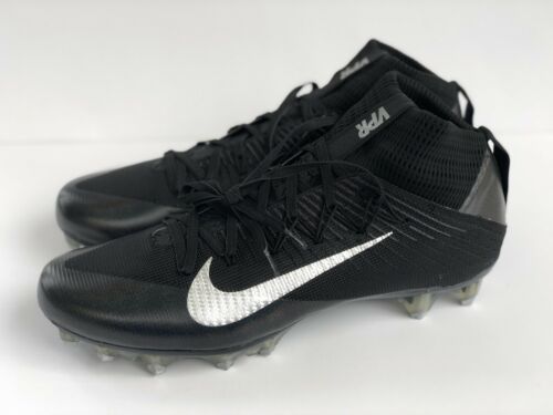 Nike Vapor Untouchable 2  Men's Football Cleats Black Silver 824470-002 11.5