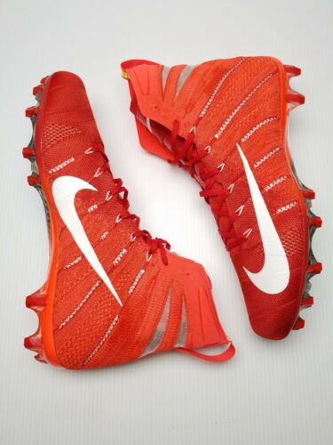 Nike Vapor Untouchable 3 Elite Flyknit Football Cleats AH7409-616 Size 15 Red
