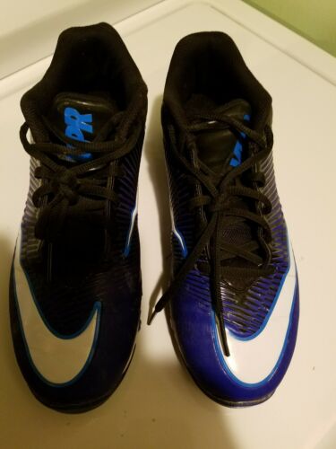 Men's Nike VPR Football Cleats Shoes Size 8 Blue/Black