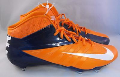 New Mens Nike Vapor Pro D 3/4 Football Cleats Broncos Blue Orange Size 16