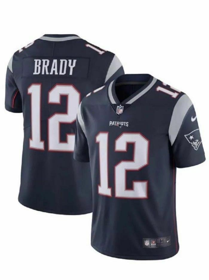 Nike NFL New England Patriots Tom Brady 12 Stitched Jersey Authentic Size M-XL