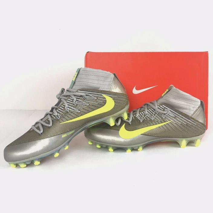 Nike Vapor Untouchable 2 Football Cleats Size 14 Mens Volt Silver 824470 010 New