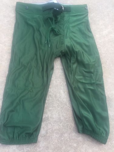 Alleson Athletic YOUTH kids Dazzle Snap-in Football Pants Dark Green Size XL NEW