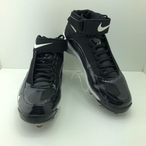 Nike Air Answer: You Black Football Cleats Mens Size 13 Lace Up Adjustable Strap