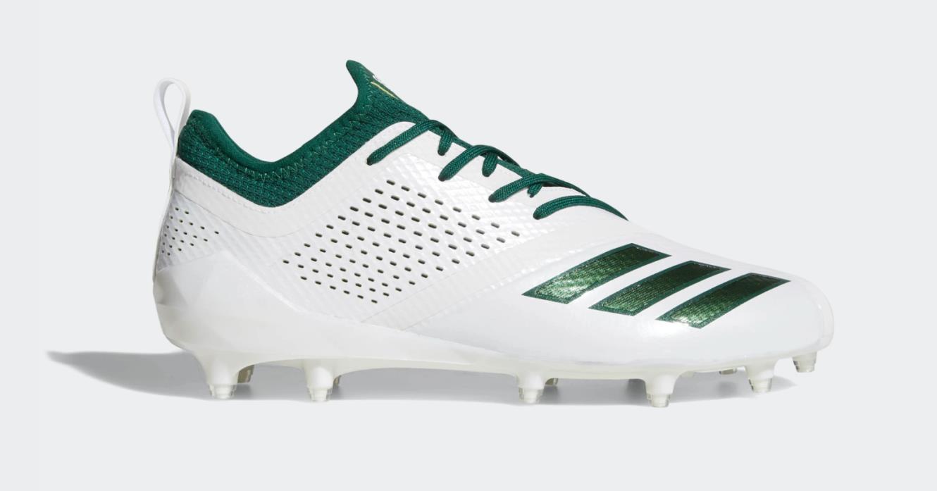 adidas Adizero 5 Star 7.0 Men's Football Cleats Size 11.5 Green/White (DA9551)