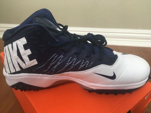 NEW Nike Zoom Code Elite Destroyer Mens 13.5 Wide FOOTBALL CLEATS Navy New Box