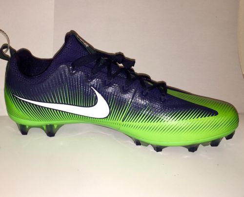 Nike Vapor Untouchable Pro PF Football Cleats Green/Blue Size 16 839924-329 NEW!