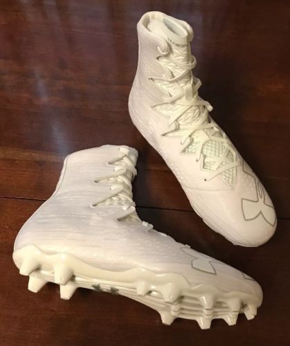 Under Armour UA Highlight MC Football Cleats White Mens Size 9 NEW 1297358-100