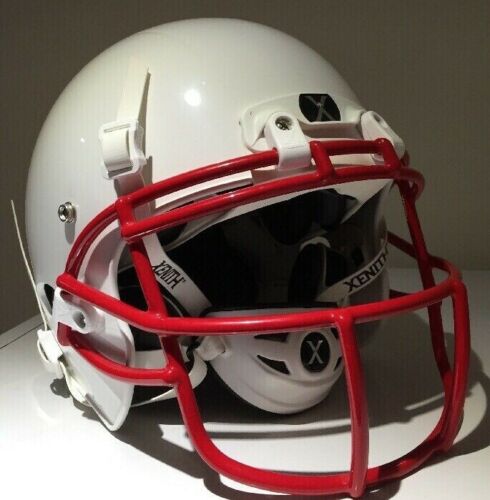 XENITH X2E YOUTH LARGE FOOTBALL HELMET WHITE RED FACE MASK NEW