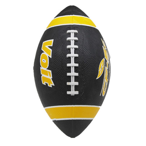 Junior Kids Football by Voit (Black with Yellow Stripes)