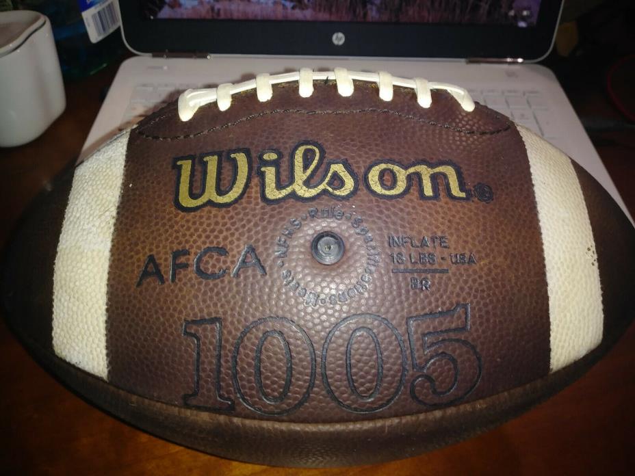 Wilson Football 1005 NCAA AFCA  Used