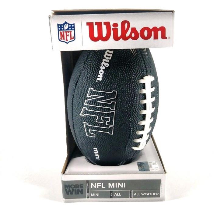 Wilson Official NFL All Weather Mini Football Black Miniature NIB