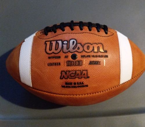12 Wilson GST 1003 NCAA Leather Game Football