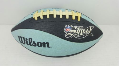 Rare Blue/Black Wilson NFL Street Football Promo Video Game Ball Collectible