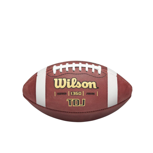 Wilson TDJ Leather Football - Junior