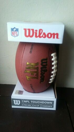 New in Box Wilson Football Pee Wee 6 & up NFL Touchtown Composite