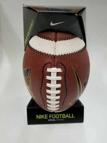 New Nike Vapor One Size 9 Official Game Leather Football PFT059-201 MSRP $90