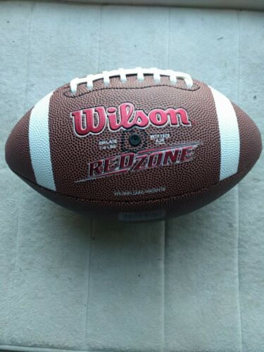 NEW Full Size Wilson Red Zone Official Size Football with tee