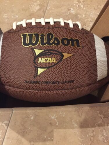 New Wilson Football 1001 NCAA Replica Game Ball Composite Leather Vintage