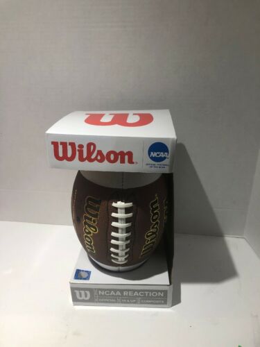 New Wilson NCAA Reaction Football 14 & Up Composite Material Official Size NIB