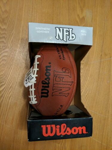 Old New Stock Wilson NFL Official Size Synthetic Football Ultra Grip F1655 USA