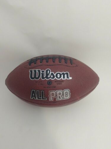 NEW Wilson OFFICIAL NFL All-Pro Football Full REGULATION SIZE High School SPORTS