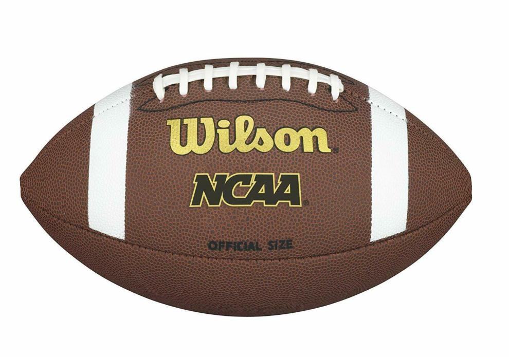 Wilson NCAA Reaction Official Size Football 14+ Years Composite Material   NEW