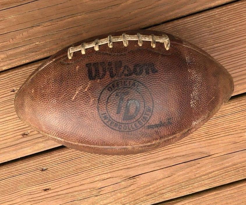 vintage Wilson TD football