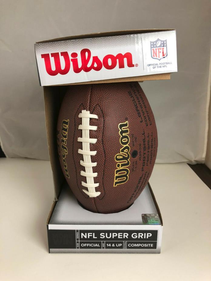 Wilson NFL Super Grip Football official size ??