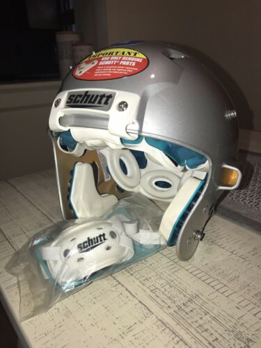 Schutt YOUTH ION 4D Football Helmet GREY Silver Metallic New Other Size Small