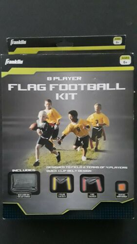 NEW Franklin 8-Players Flag Red + Yellow Belts Bag Marker Football Kit