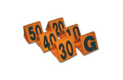 Weighted Football Yard Markers in Orange - Set of 11 [ID 49074]